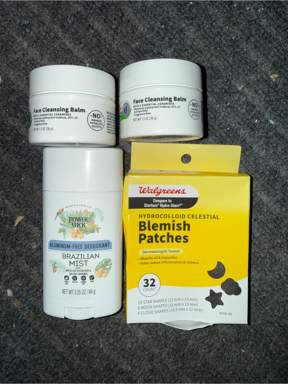 BLEMISH PATCHES CLEANSING BALM DEODORANT BRAZILIAN MIST